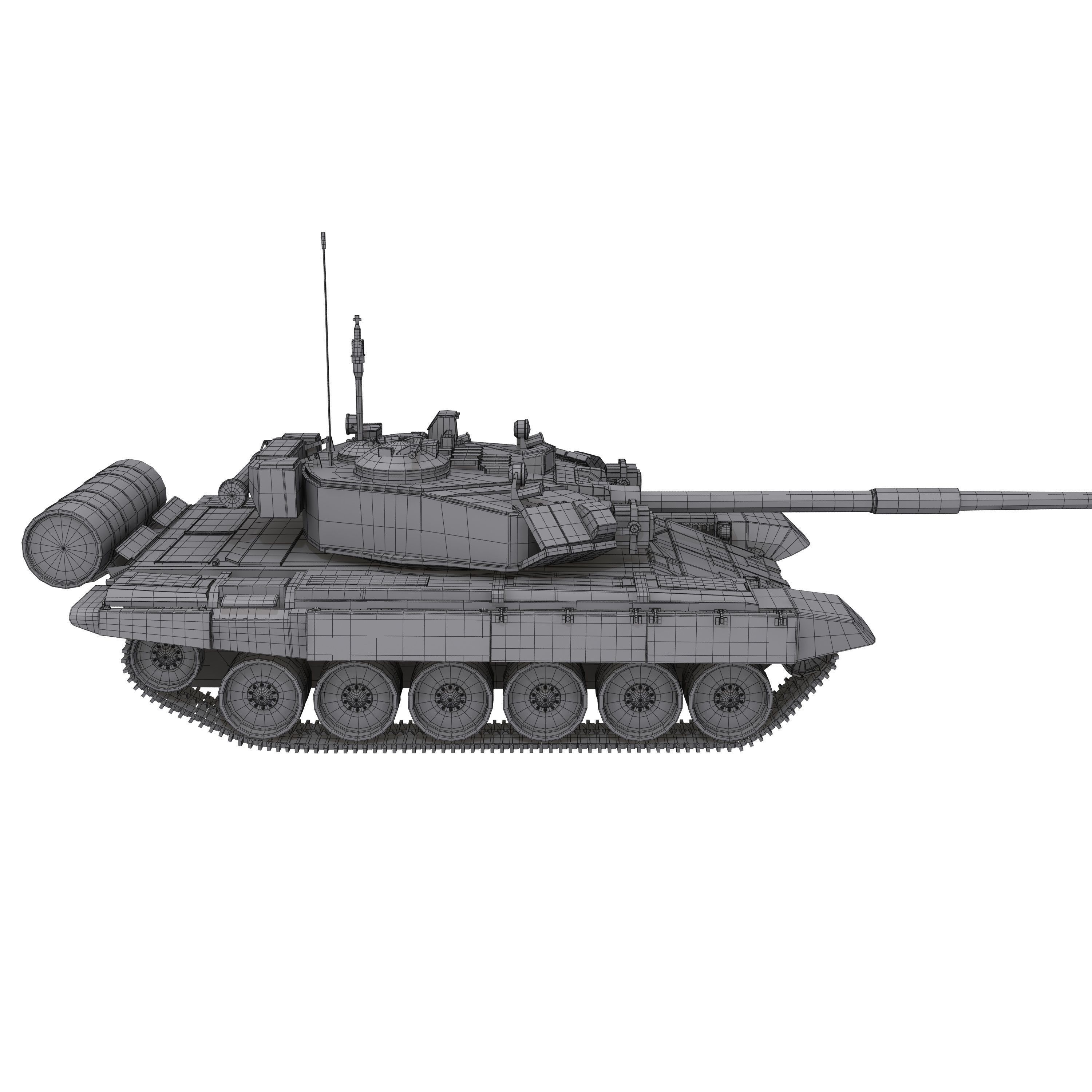 Soviet Union Tank T 84 3D model_14
