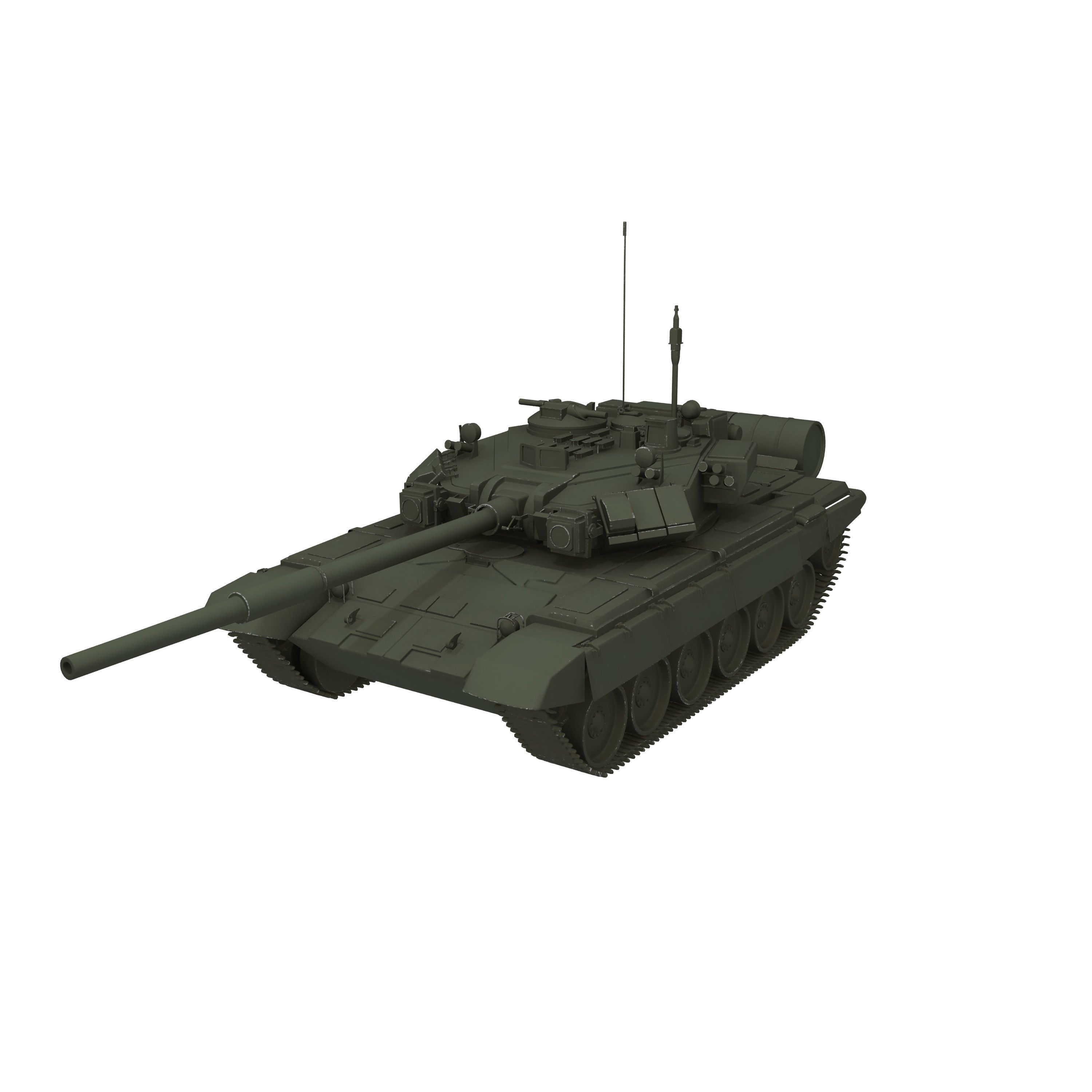 Soviet Union Tank T 84 3D model_7