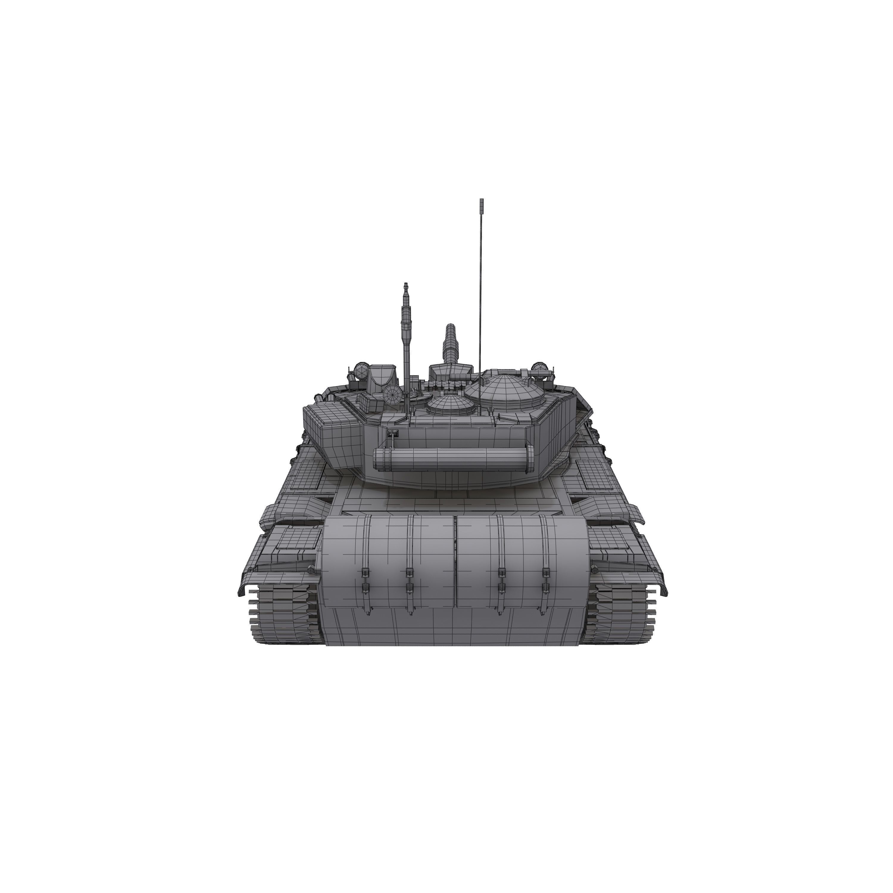 Soviet Union Tank T 84 3D model_15