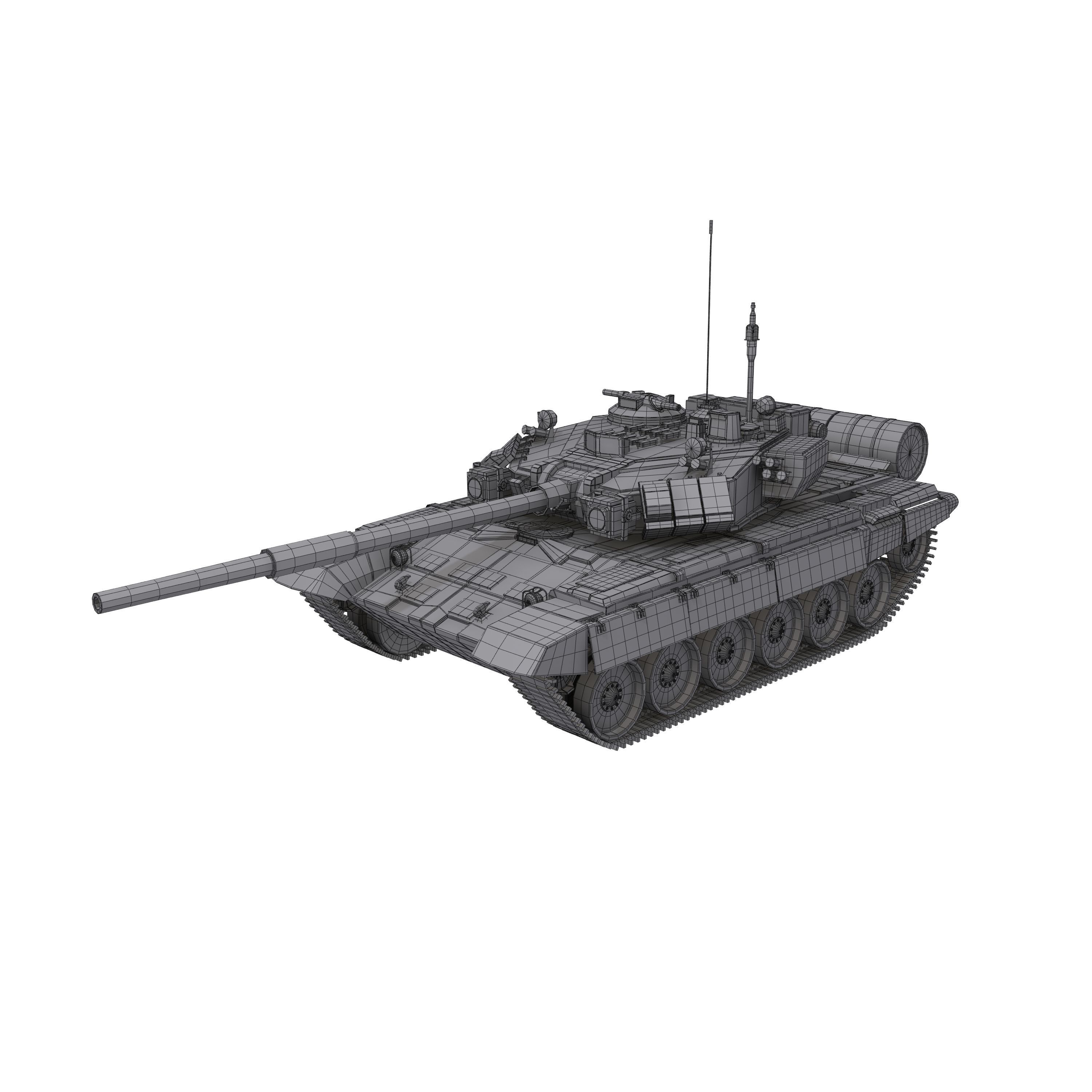 Soviet Union Tank T 84 3D model_20