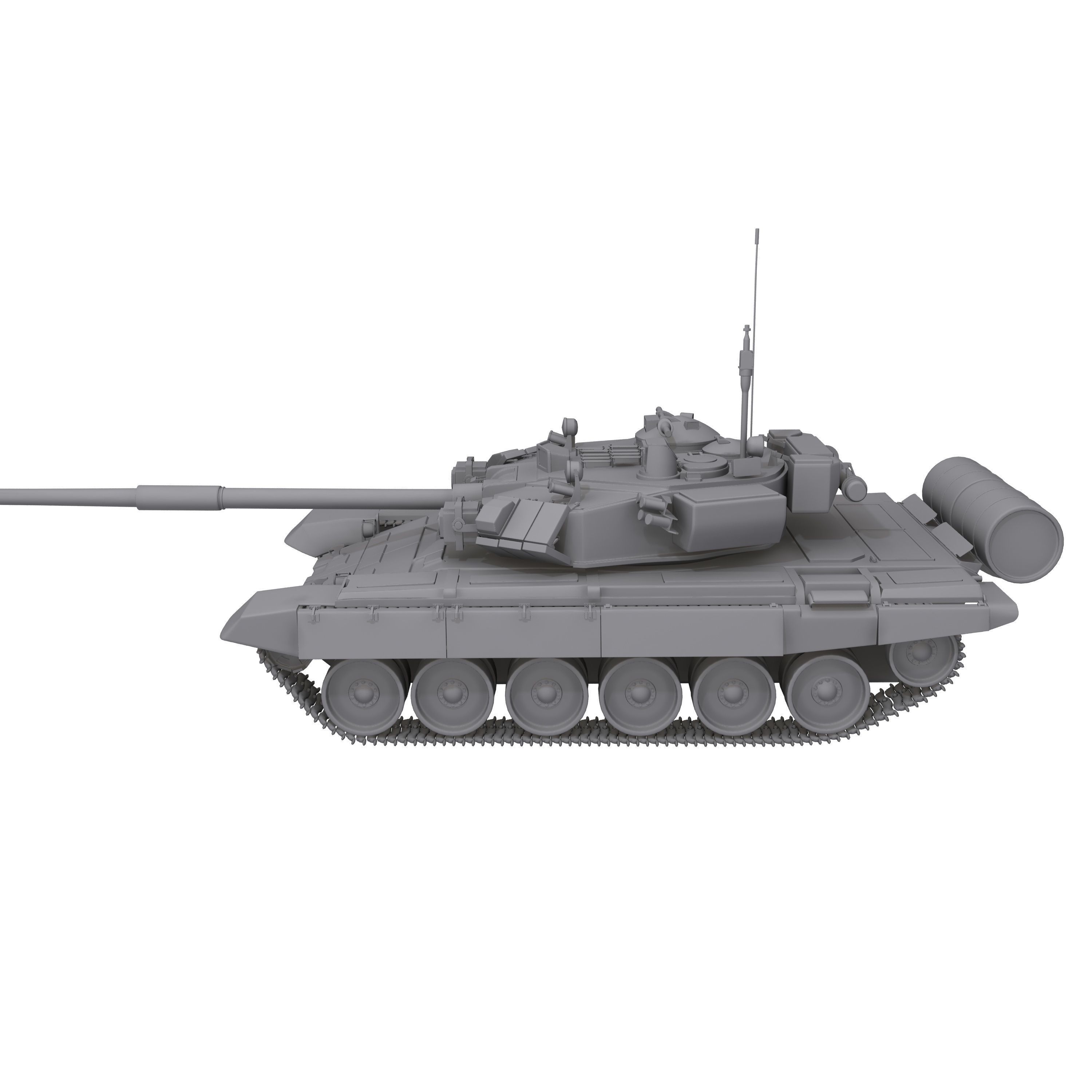 Soviet Union Tank T 84 3D model_11