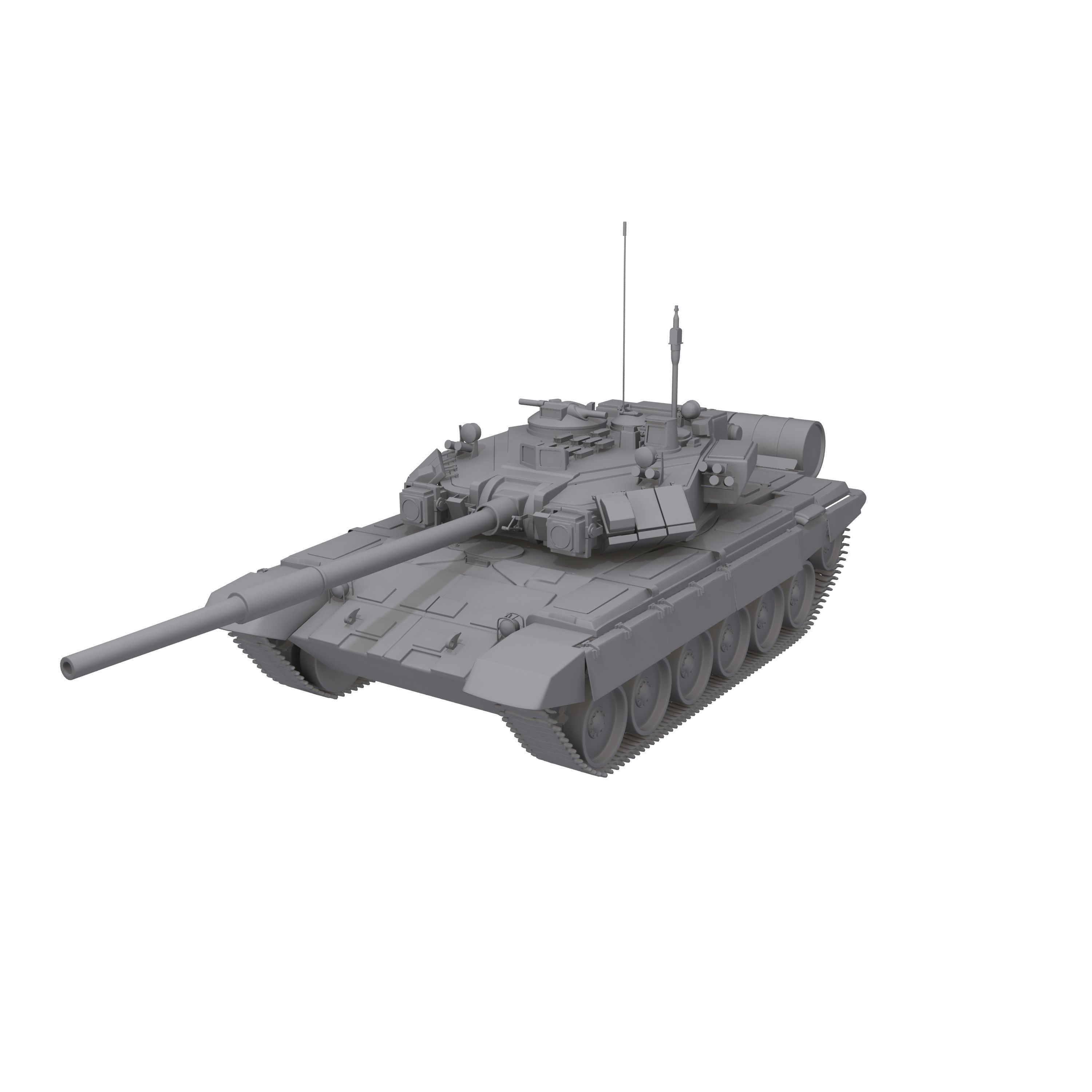Soviet Union Tank T 84 3D model_12