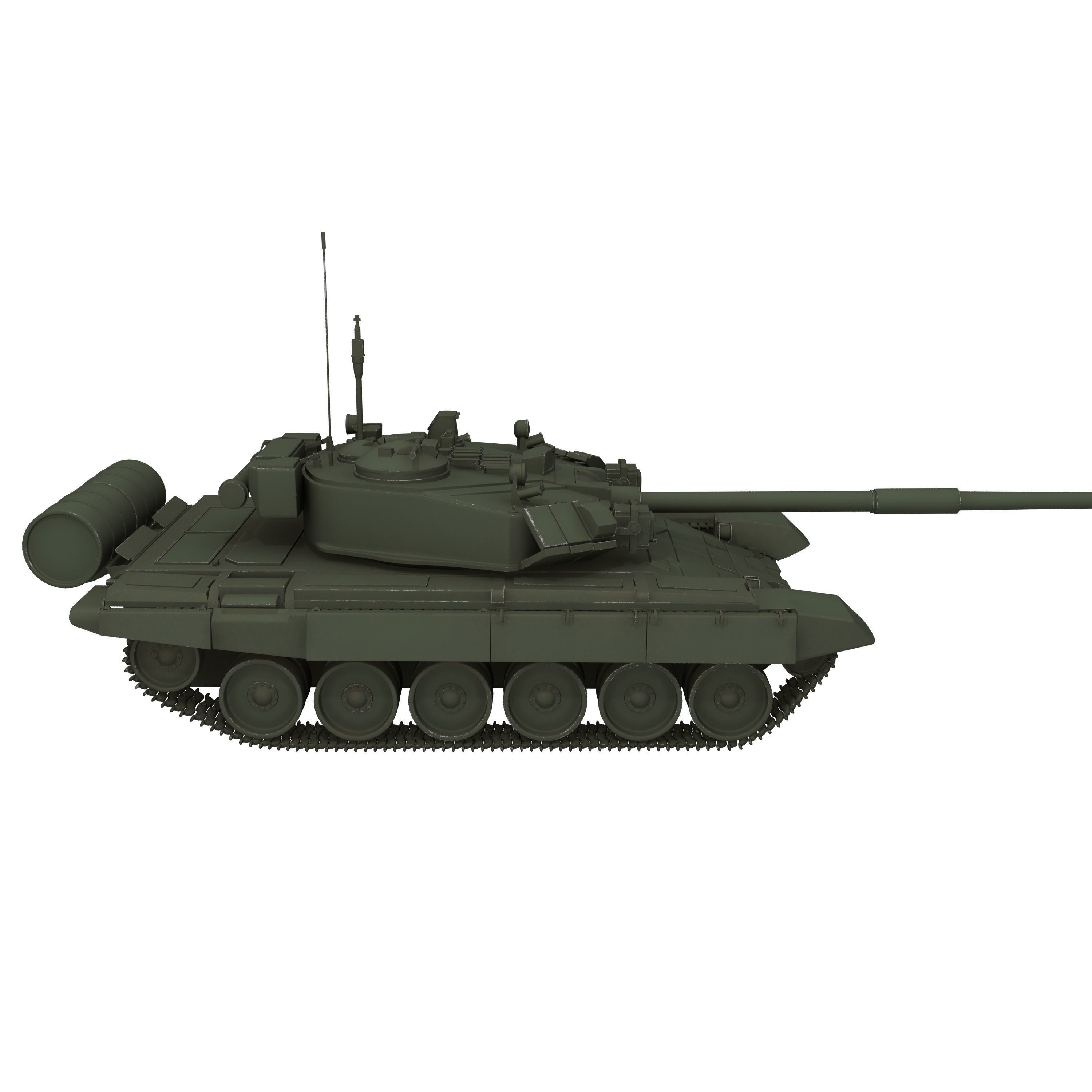 Soviet Union Tank T 84 3D model_4