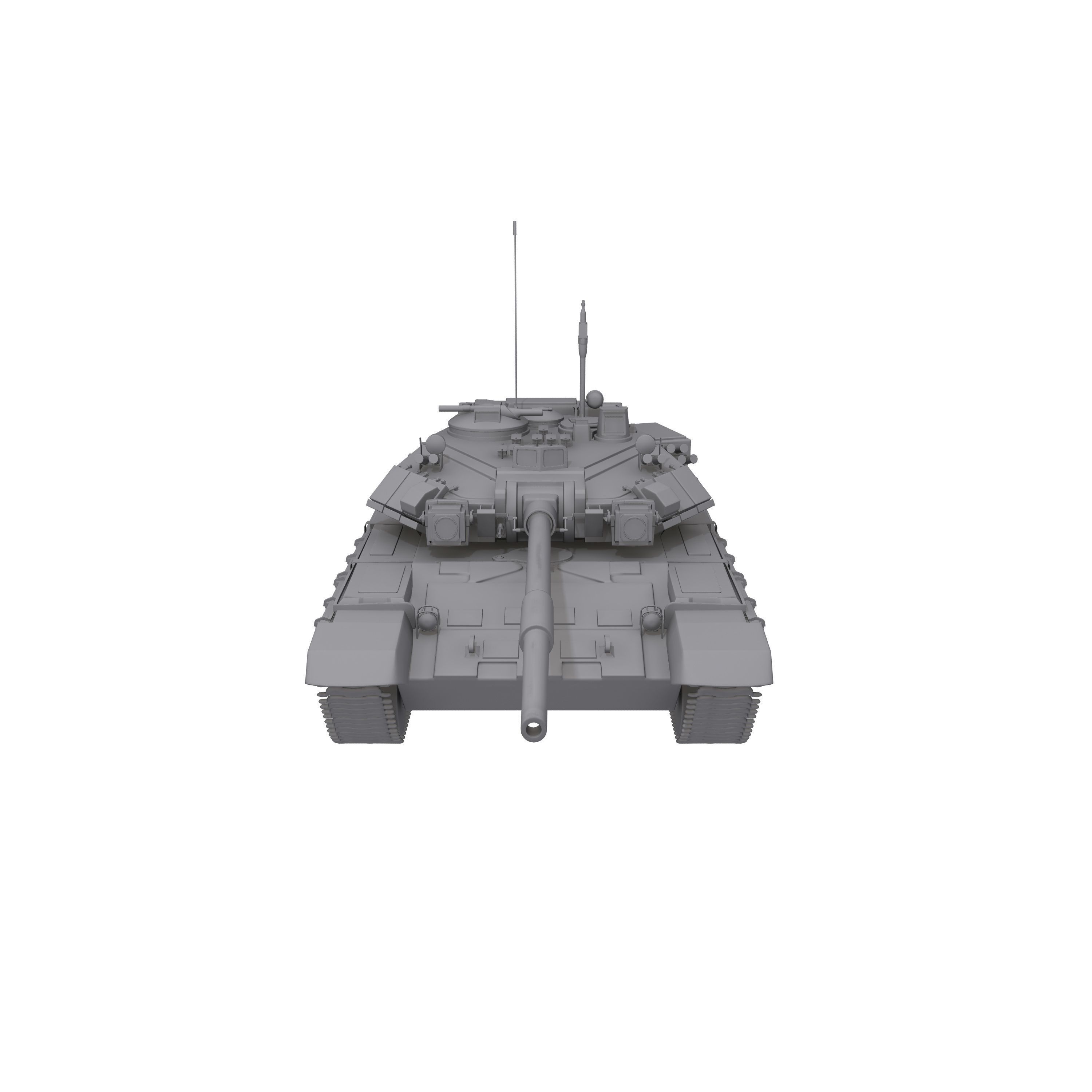 Soviet Union Tank T 84 3D model_8
