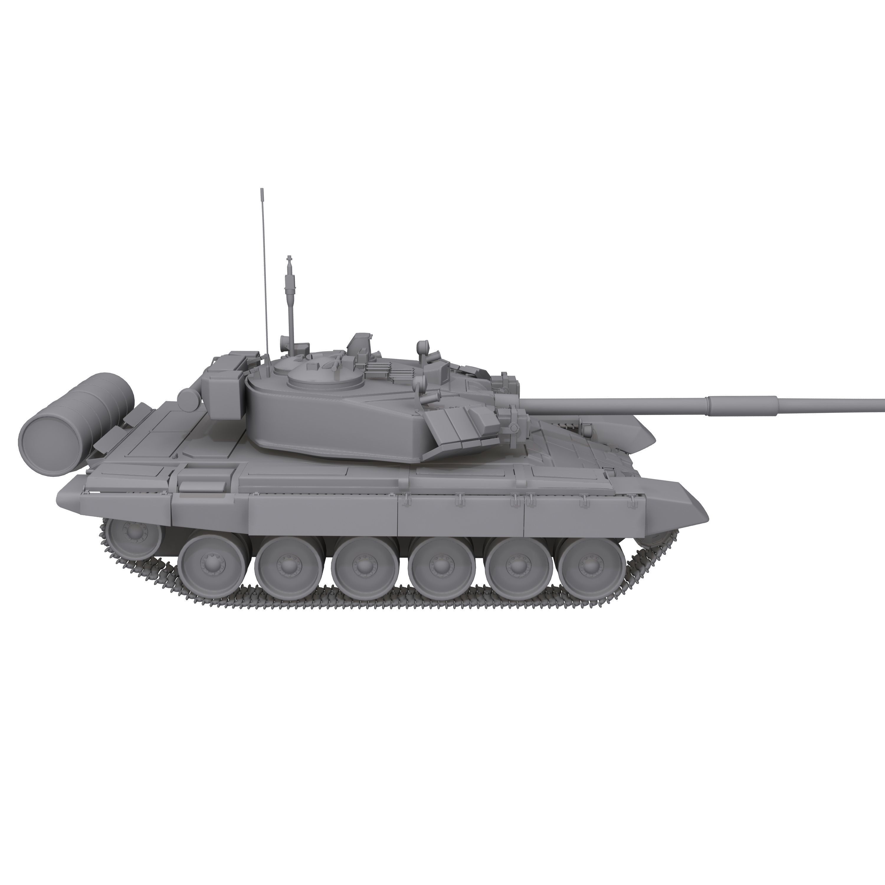 Soviet Union Tank T 84 3D model_9
