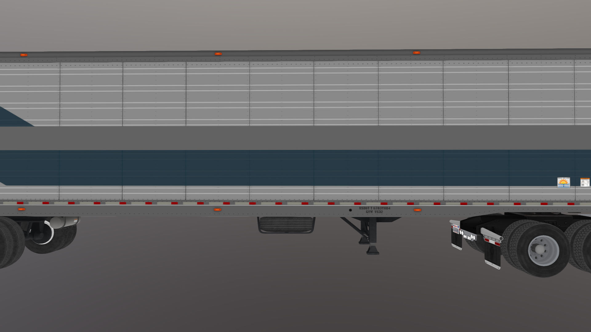 Kenworth T680 van trailer 3D model_46