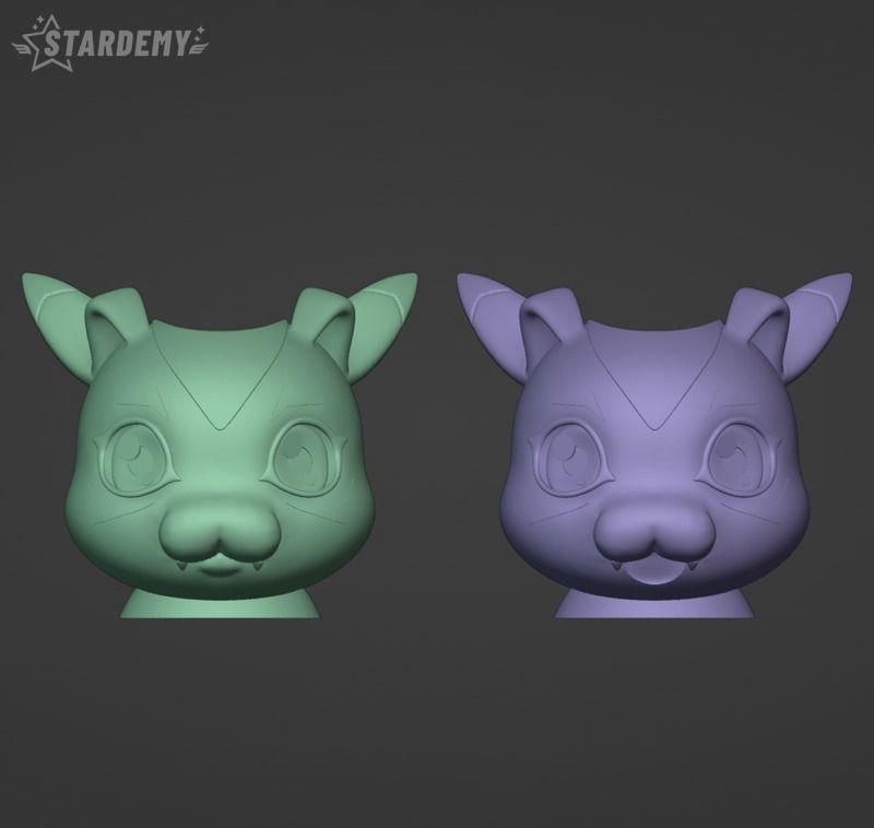 Gomamon Pen Holder Planter Digimon 3D print model_5