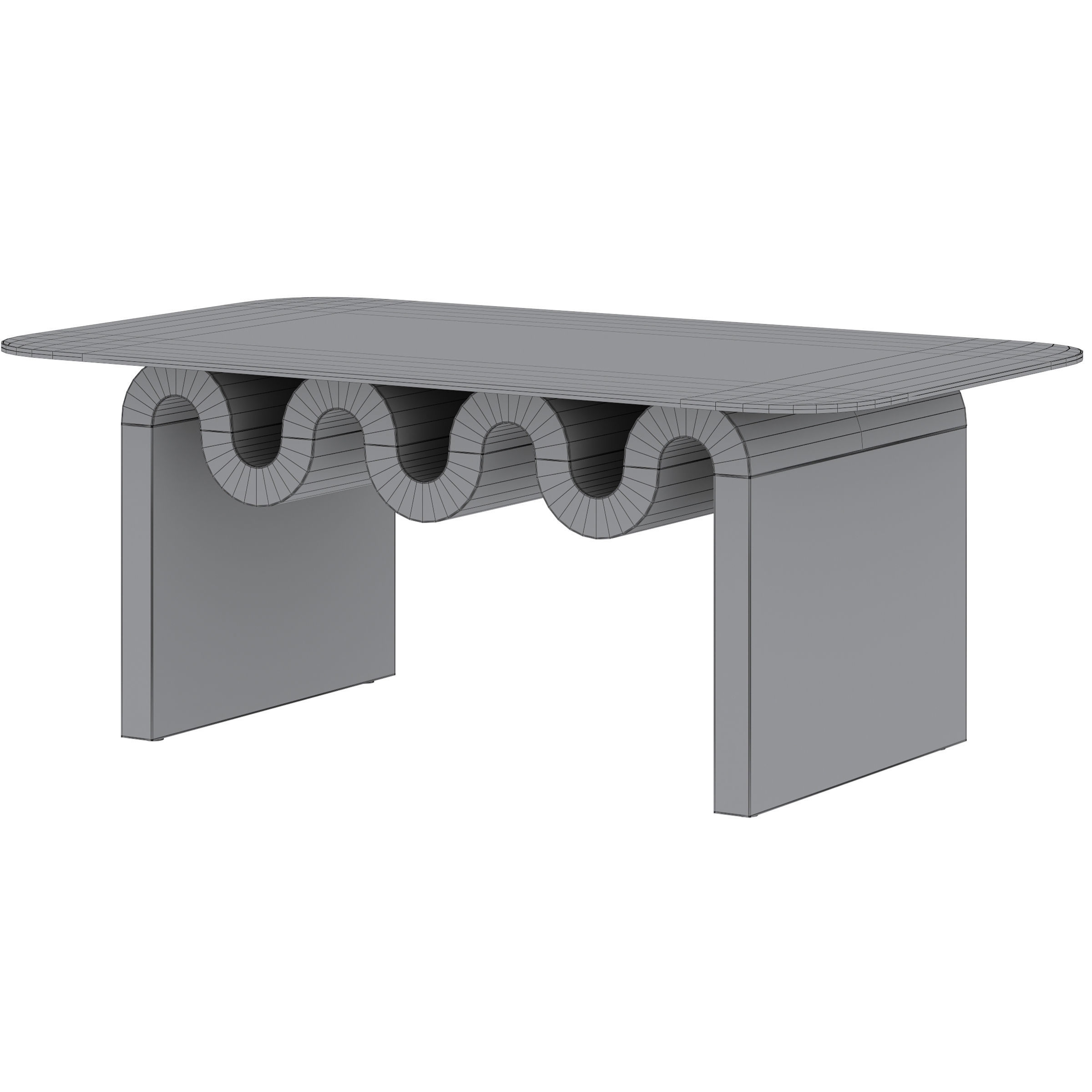 Aria Coffee Table by Urban Outfitters 3D model CGTrader