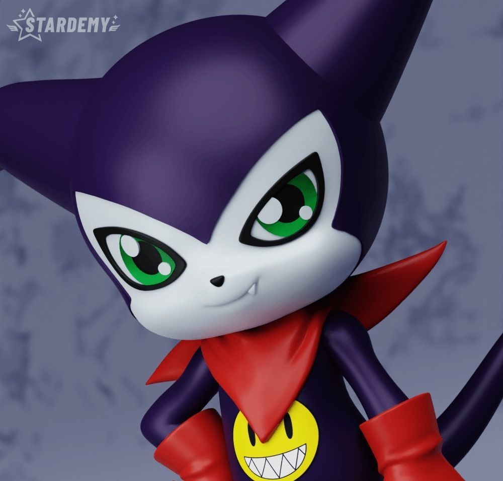 Impmon Miniature Digimon 3D print model_4