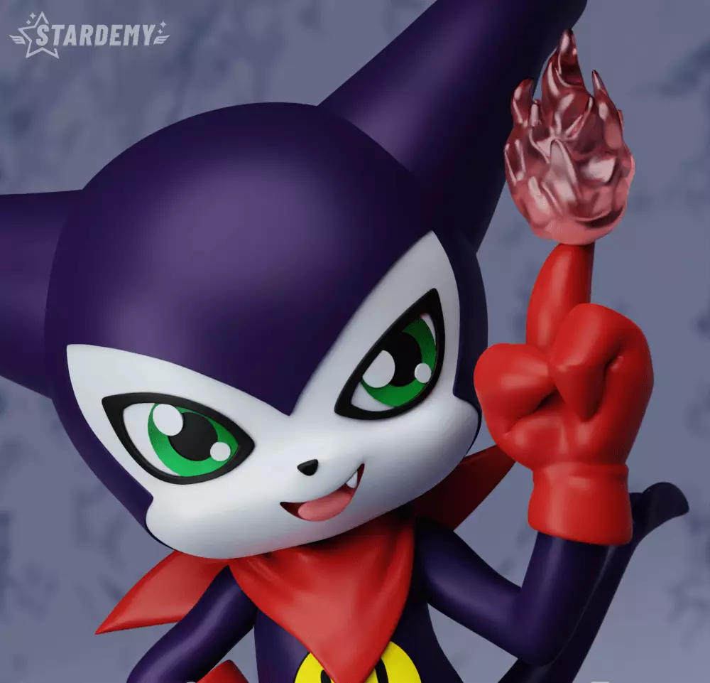 Impmon Miniature Digimon 3D print model_0