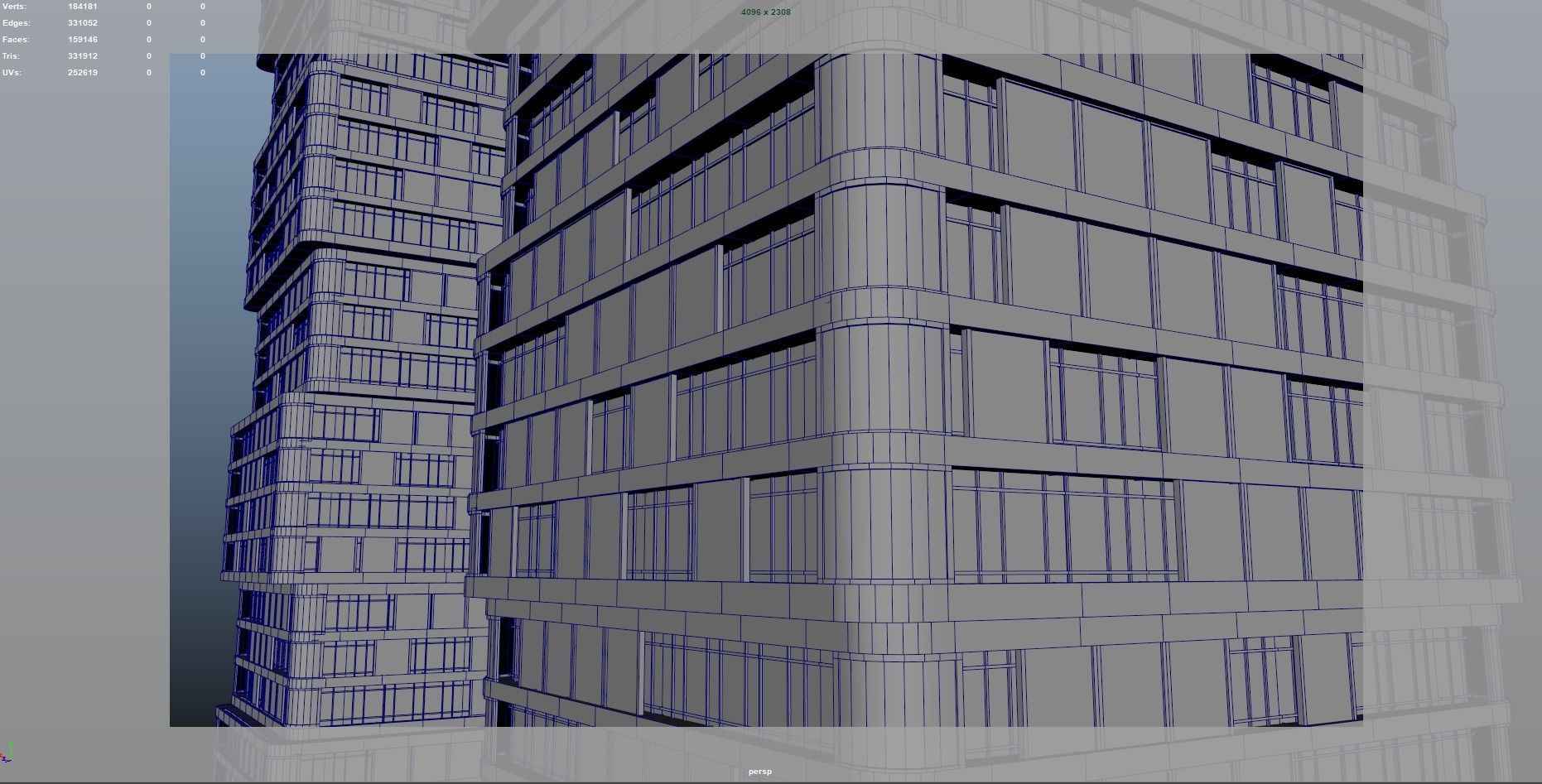 Lusail Marina Twin Tower 3D model_7