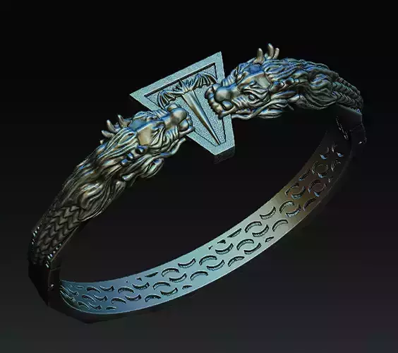 Dragon Bangle  3D print model