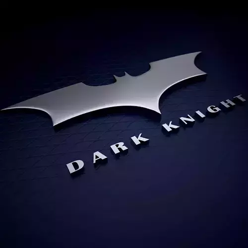 Dark Knight Logo 3D model