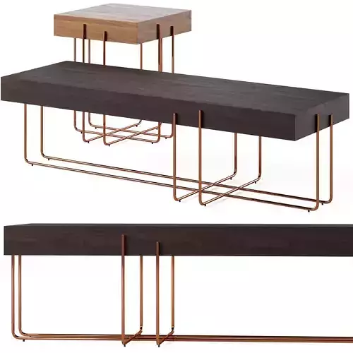 Coffee Table Cruz by Tonin Casa 3D model