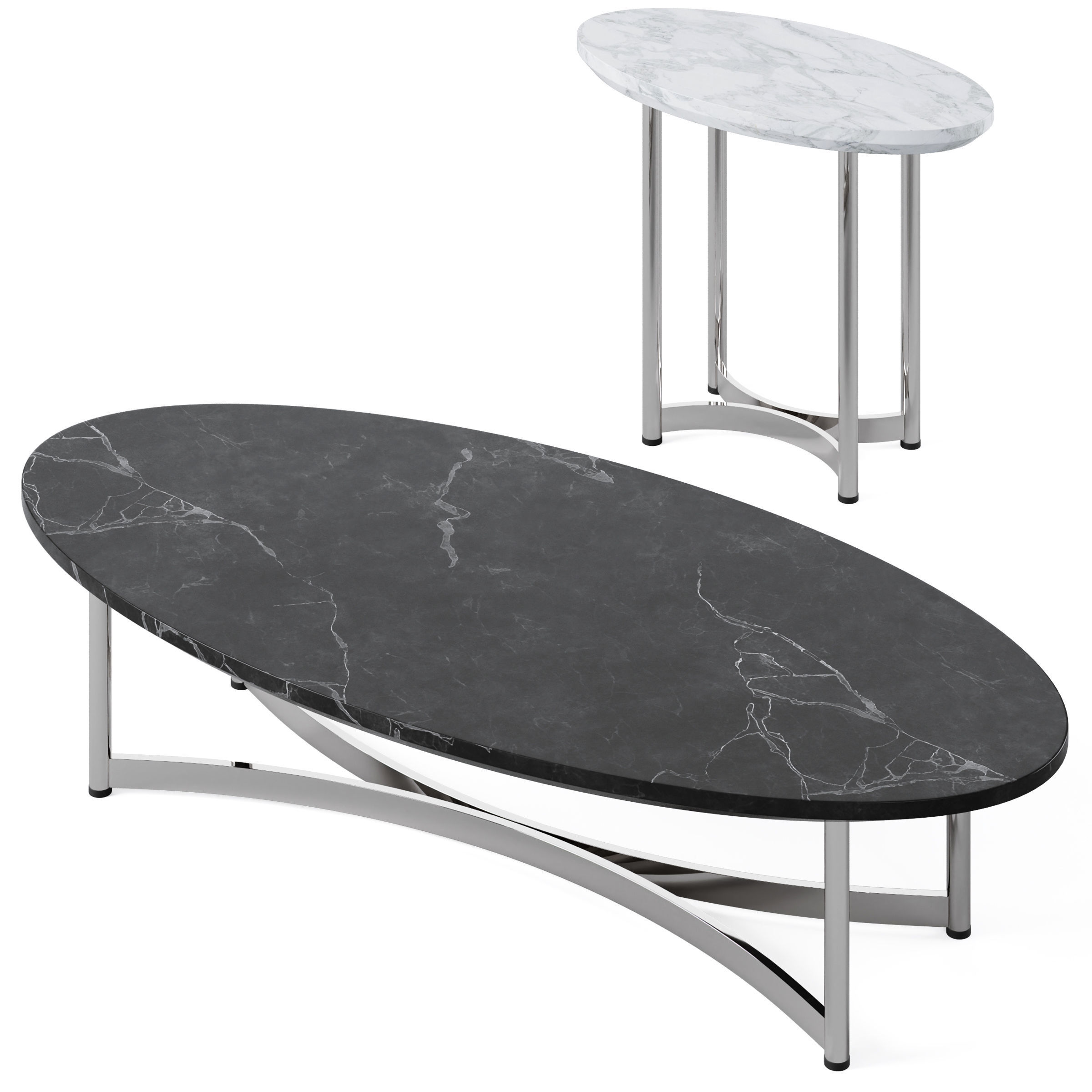 Coffee Table Parioli by Tonin Casa 3D model_1