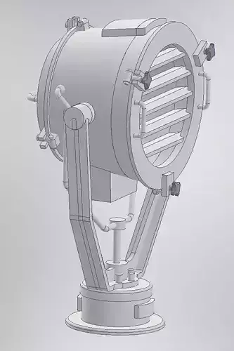 Search light 3D print model 3D print model