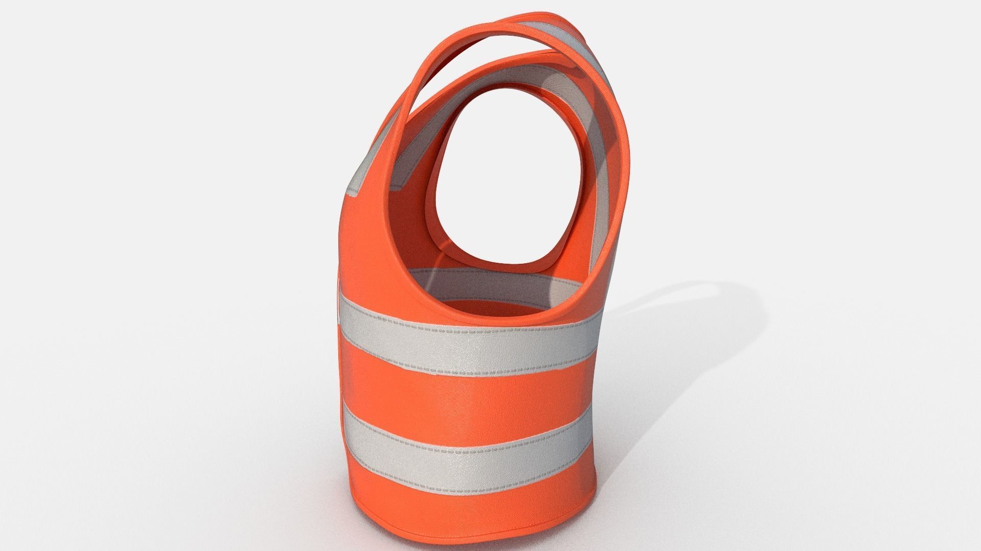  Safety Jacket Low-poly 3D model_7