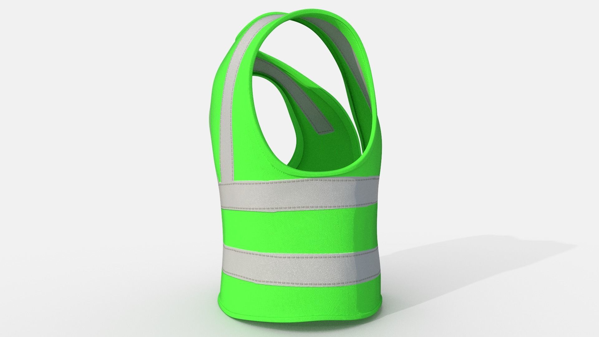 Safety Jacket Low-poly 3D model_13