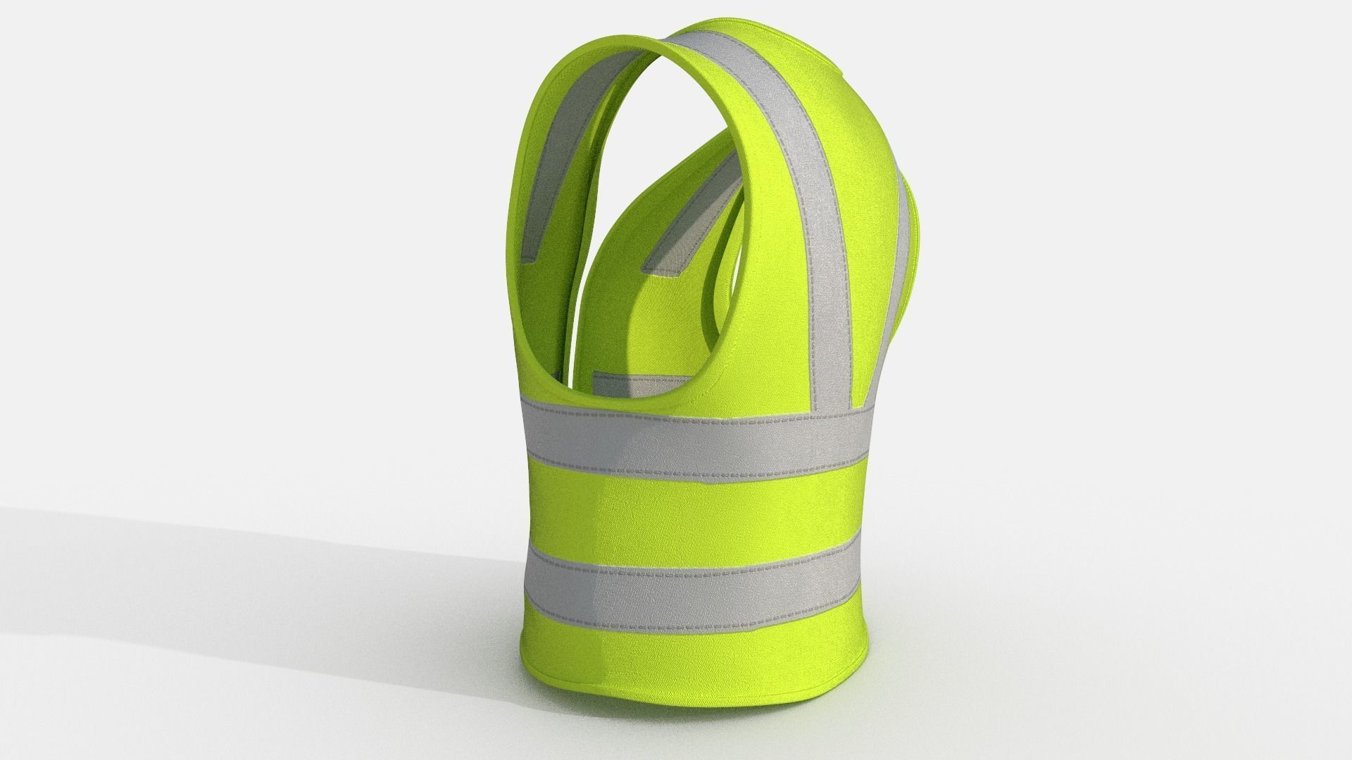  Safety Jacket Low-poly 3D model_11