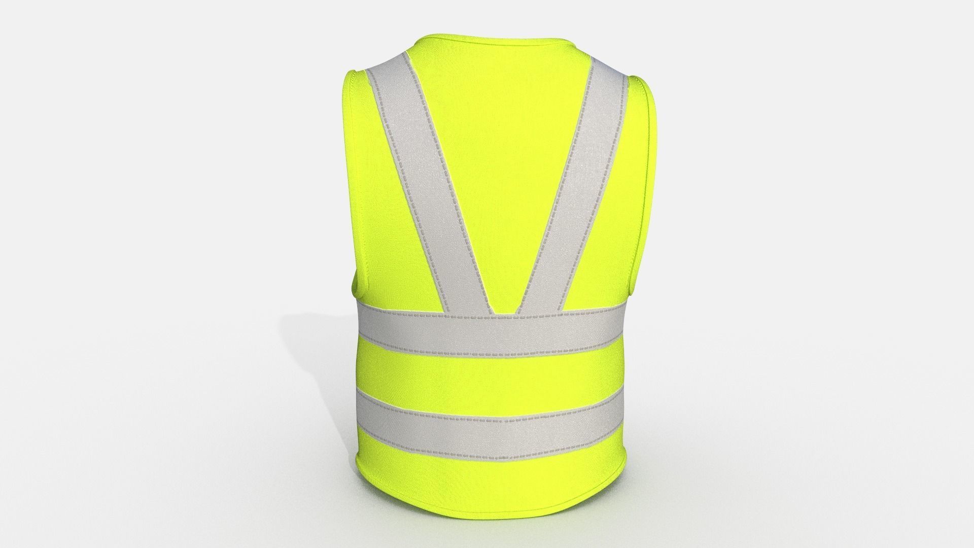 Safety Jacket Low-poly 3D model_16