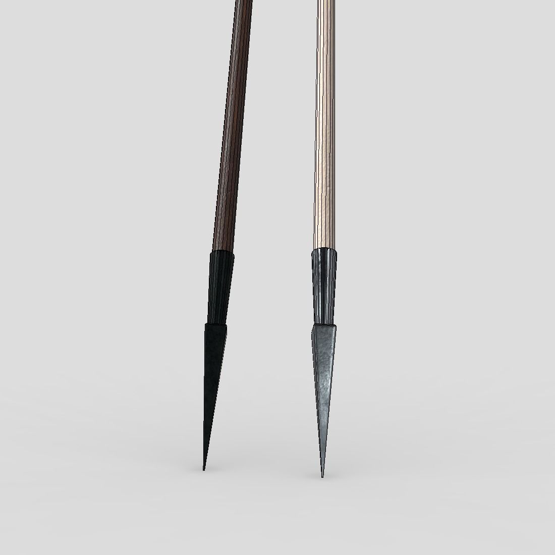 Wooden Arrow Pack Low-poly 3D model_23