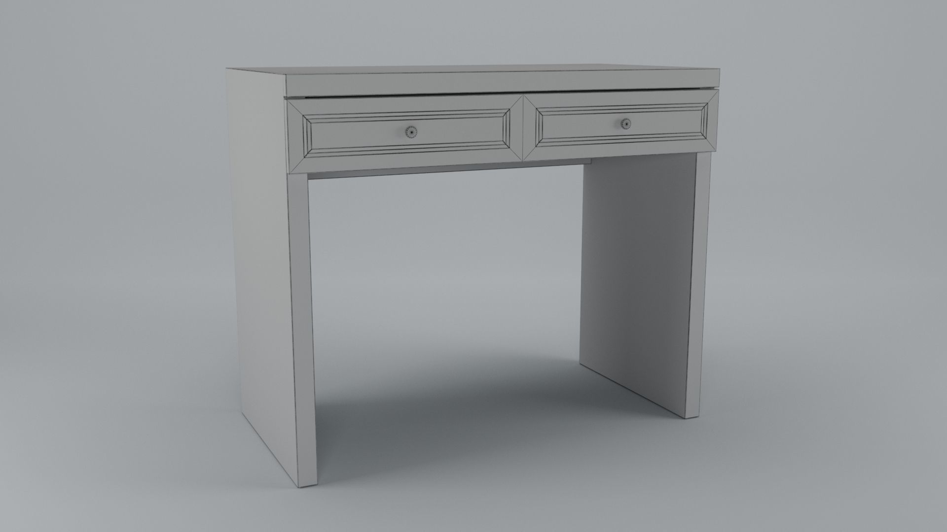 Dressing table Free 3D model_3