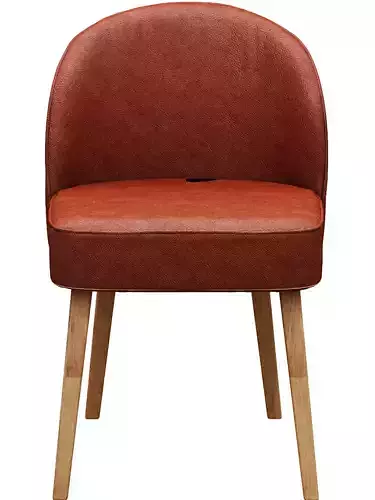 Dining chair leather and Wood