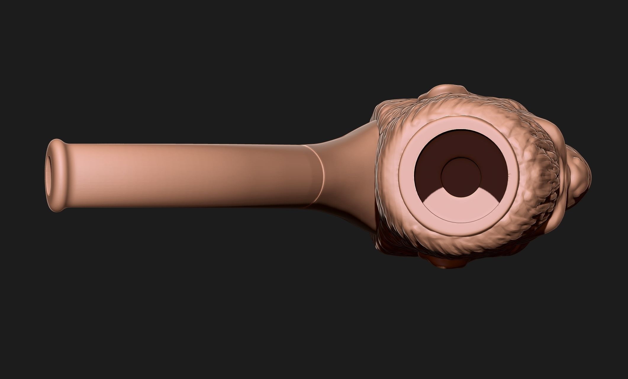 Monkey Pipe - Interstate 60 Film - 3D print model_1