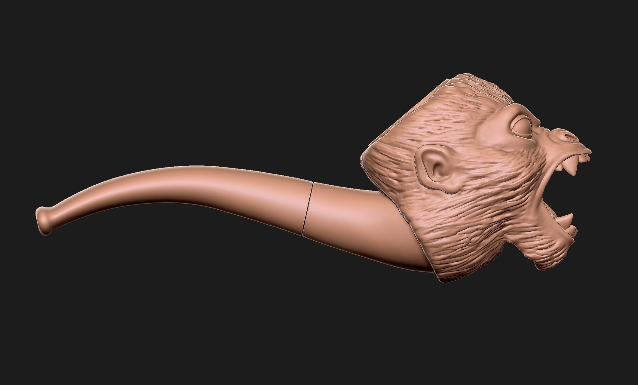 Monkey Pipe - Interstate 60 Film - 3D print model_4