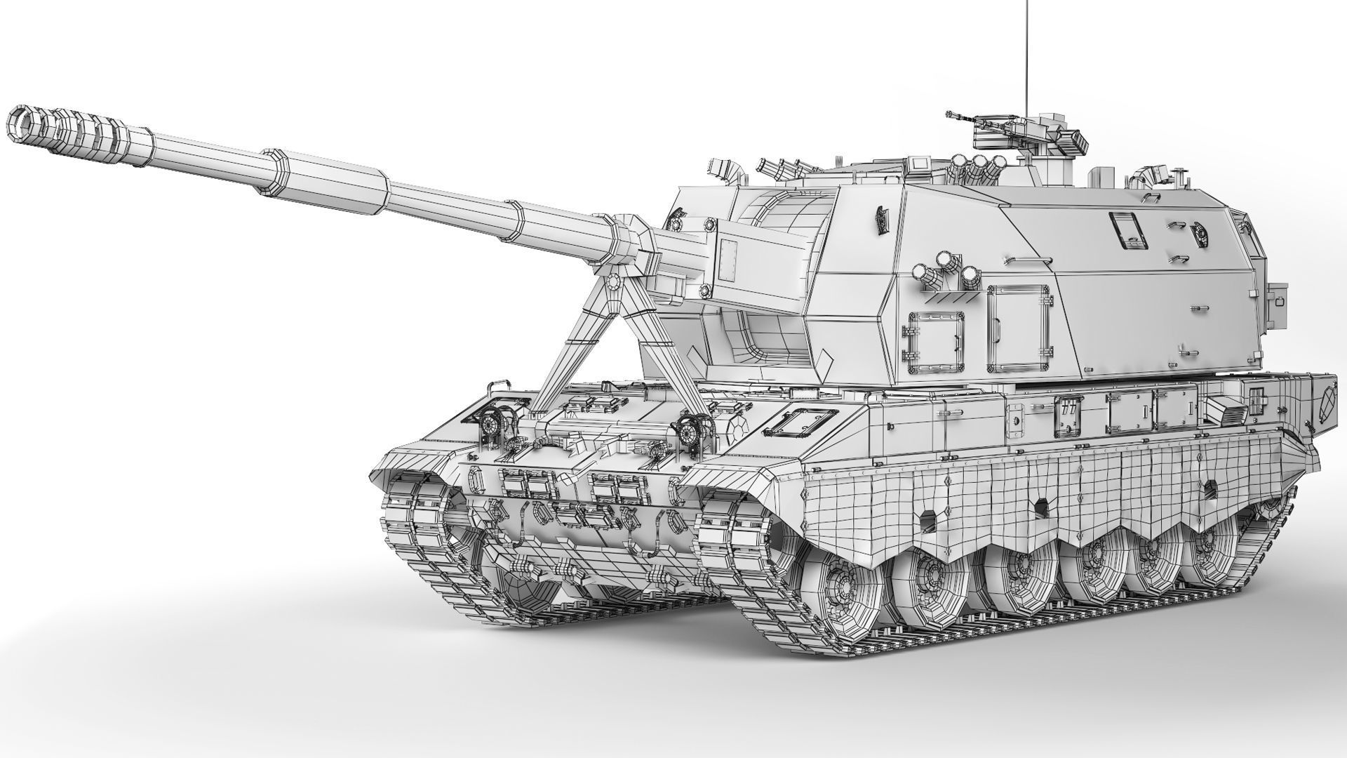Self-Propelled Howitzer 2S35 Coalition-SV 2015 3D model_9
