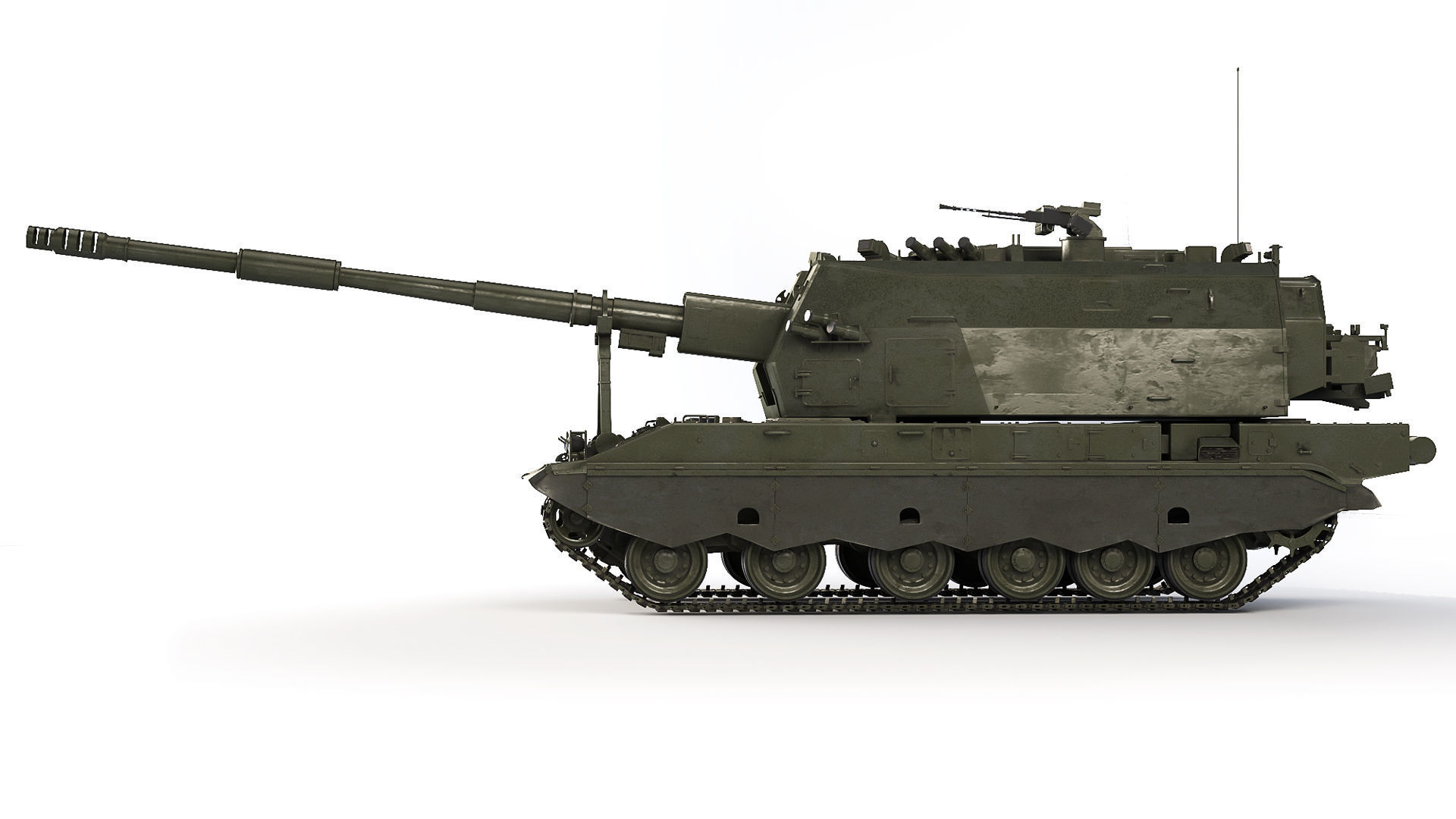 Self-Propelled Howitzer 2S35 Coalition-SV 2015 3D model | CGTrader