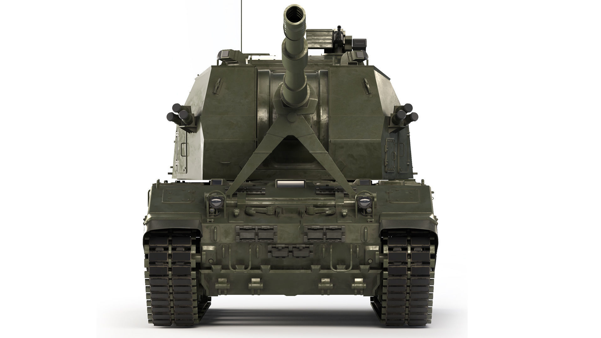 Self-Propelled Howitzer 2S35 Coalition-SV 2015 3D model_7