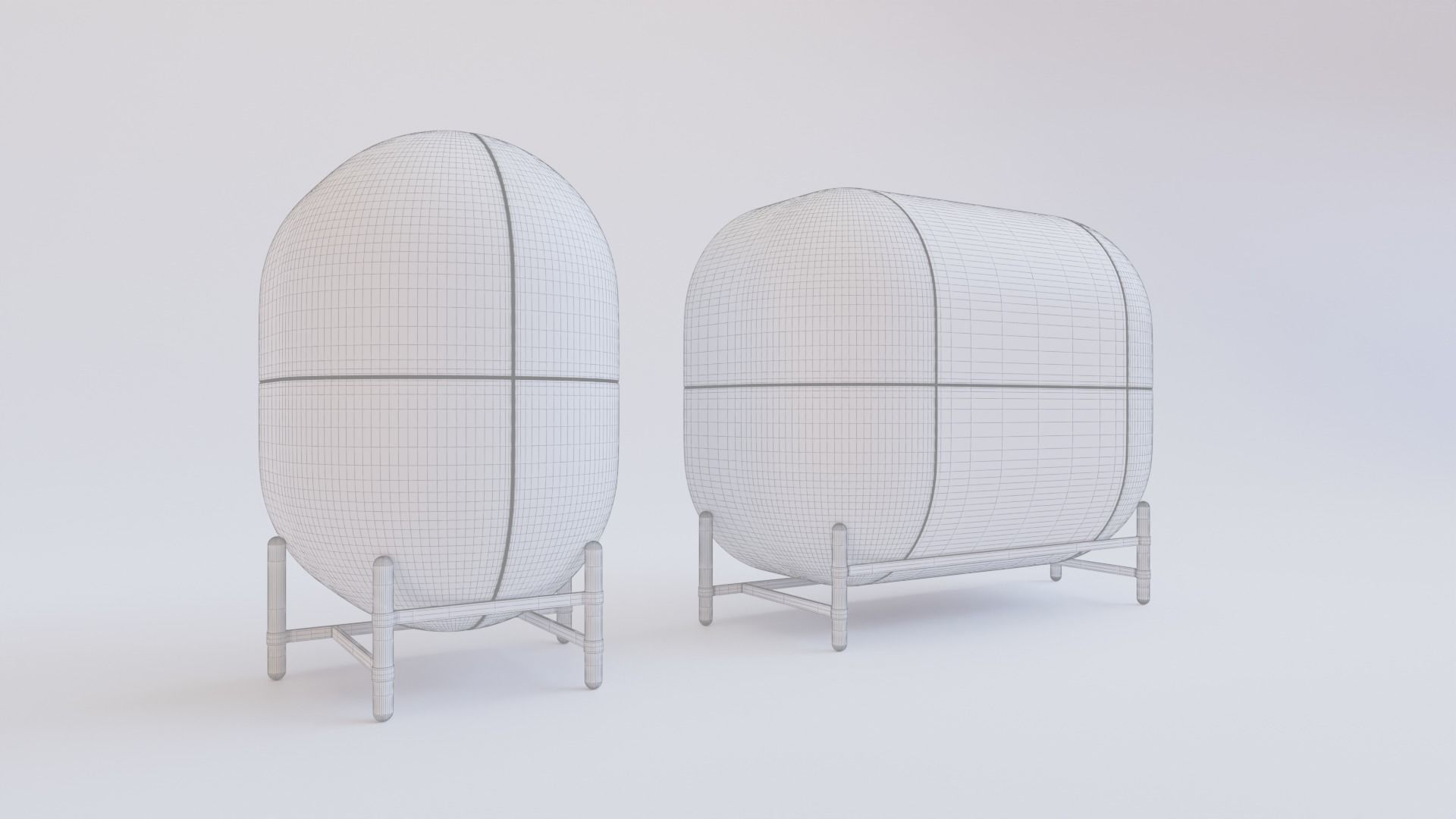 Capsule Chair 3D model_7