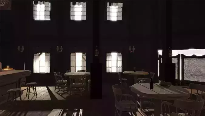 Wild West Saloon Interior