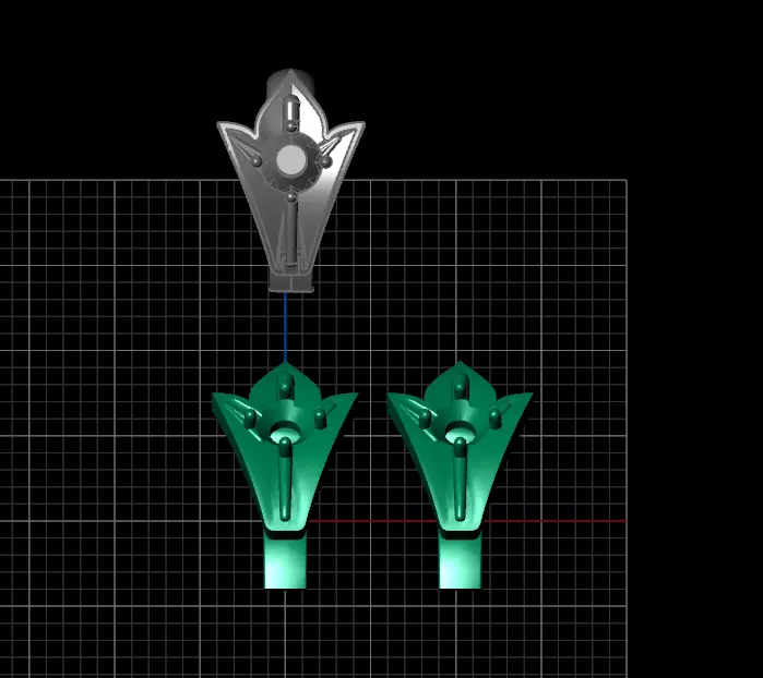 nothing pair of earrings Free 3D print model