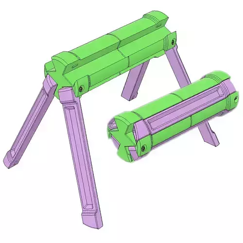 Core-X foldable spool holder