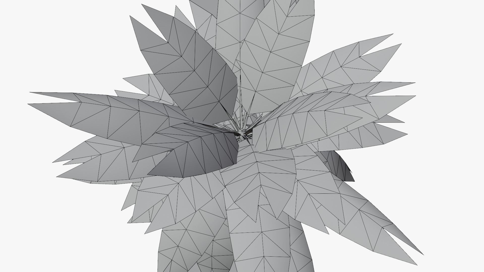 Lowpoly Date Palm v3 Low-poly 3D model_9