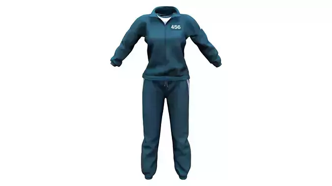 Women Squid Game Competitors Track Suits