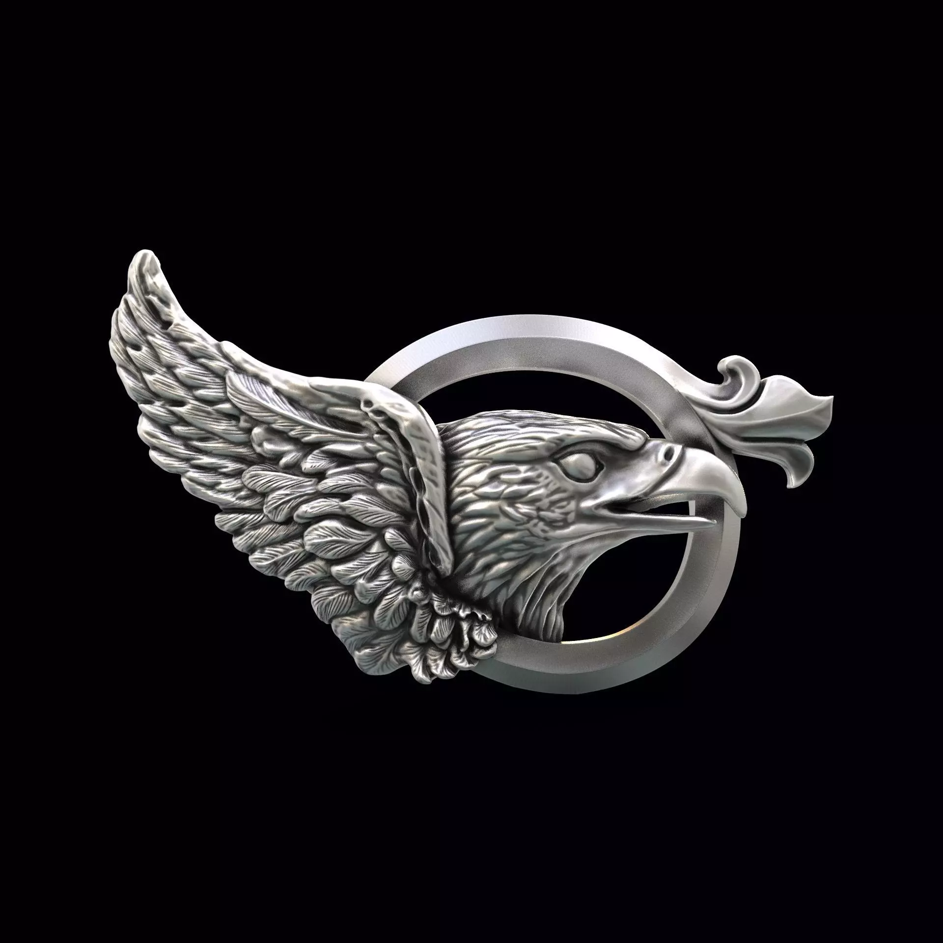 Eagle pendant 3D print model
