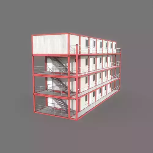 Container Building 3D model Container Building 3D model