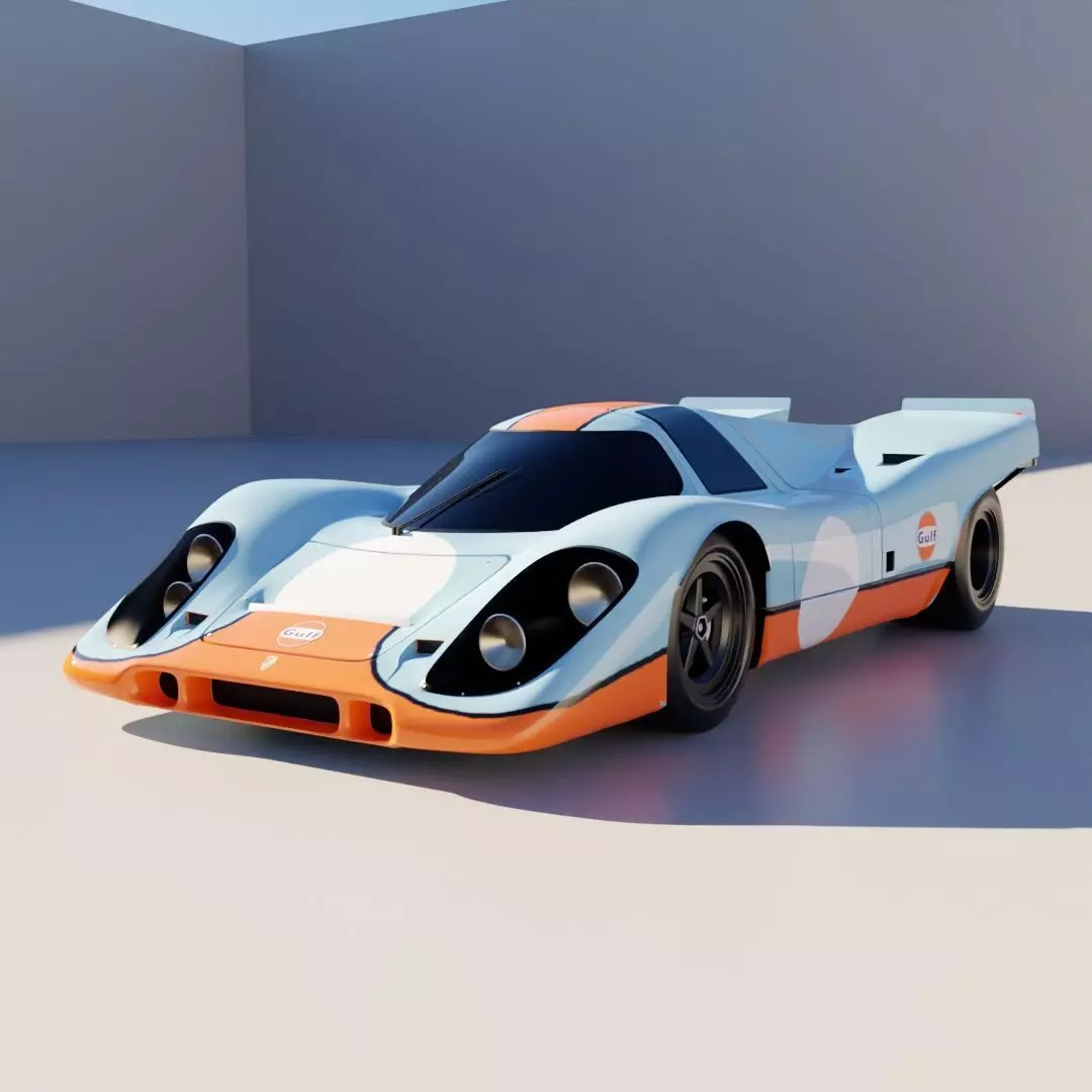 Porsche 917 3D model_0
