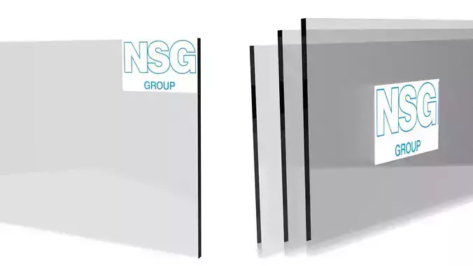 NSG Group Of Companies Pure Industrial Glass Low-poly 3D model
