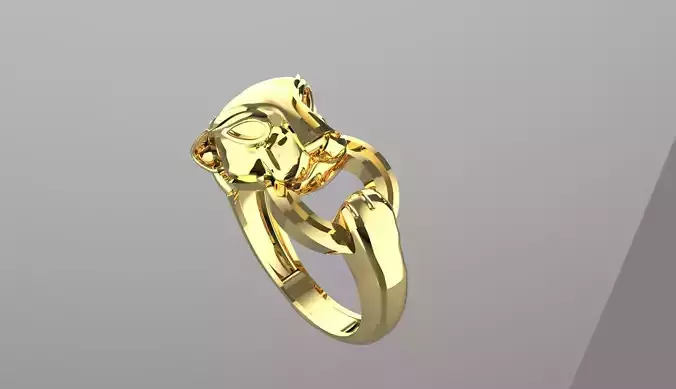 panther ring gold