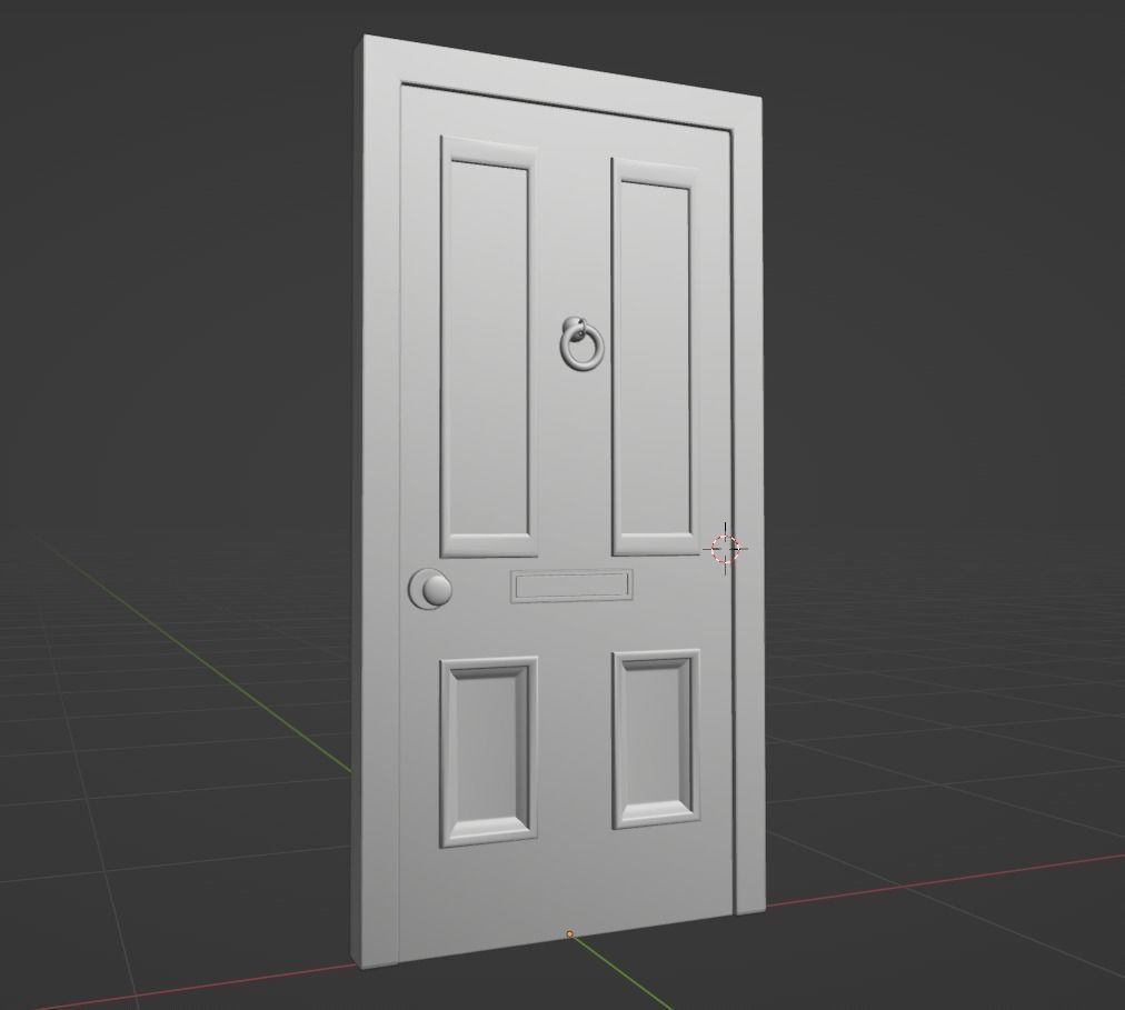 Pink Door Model Free 3D model_4