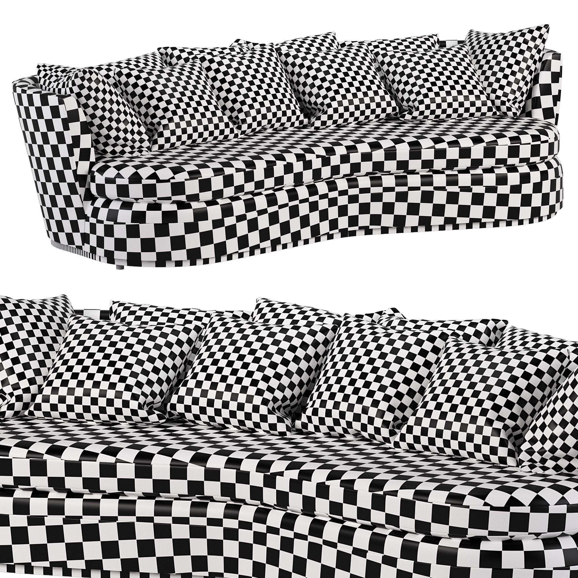 APOLLO MAXALTO SOFA Low-poly 3D model_5