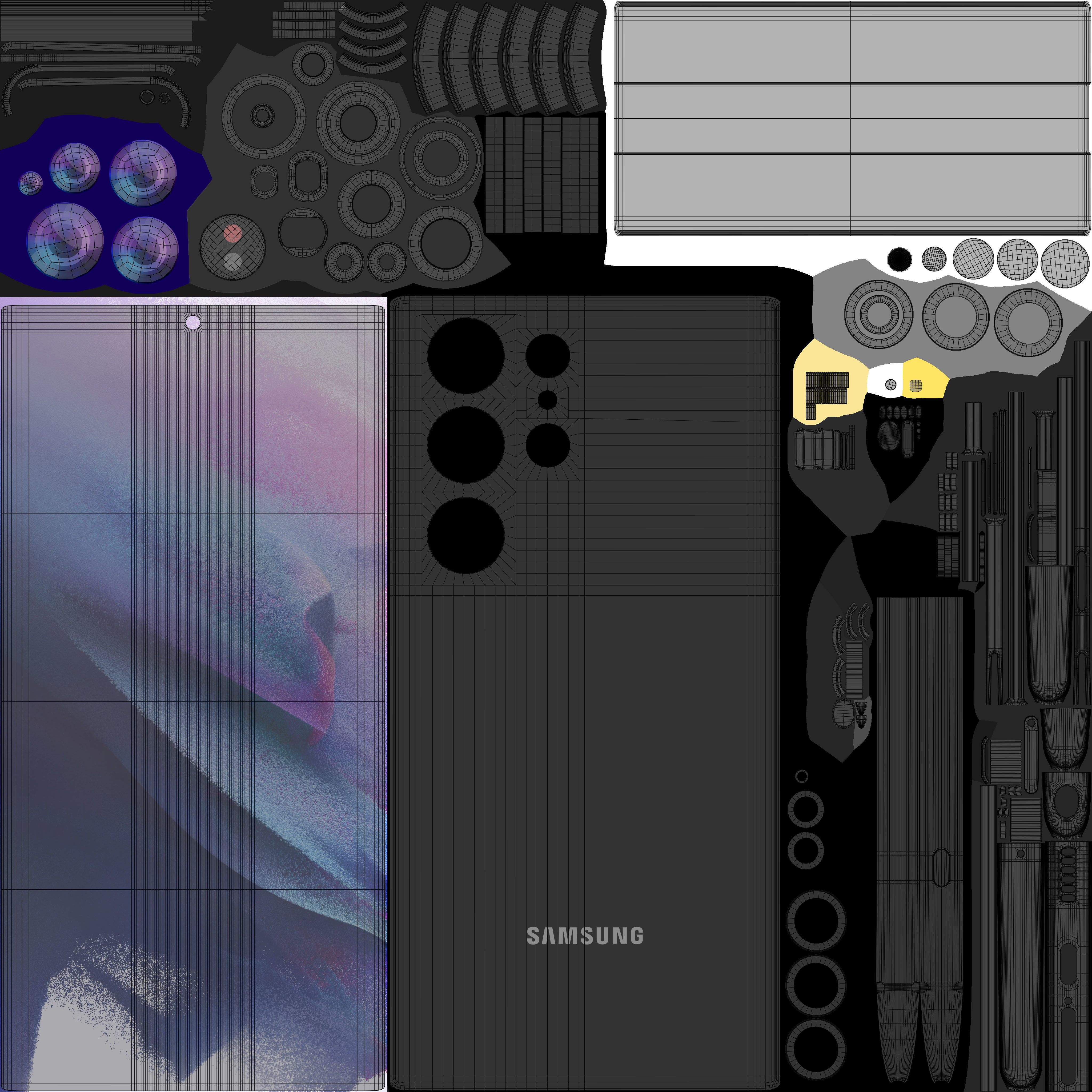 Samsung Galaxy S23 Ultra 3D model_13