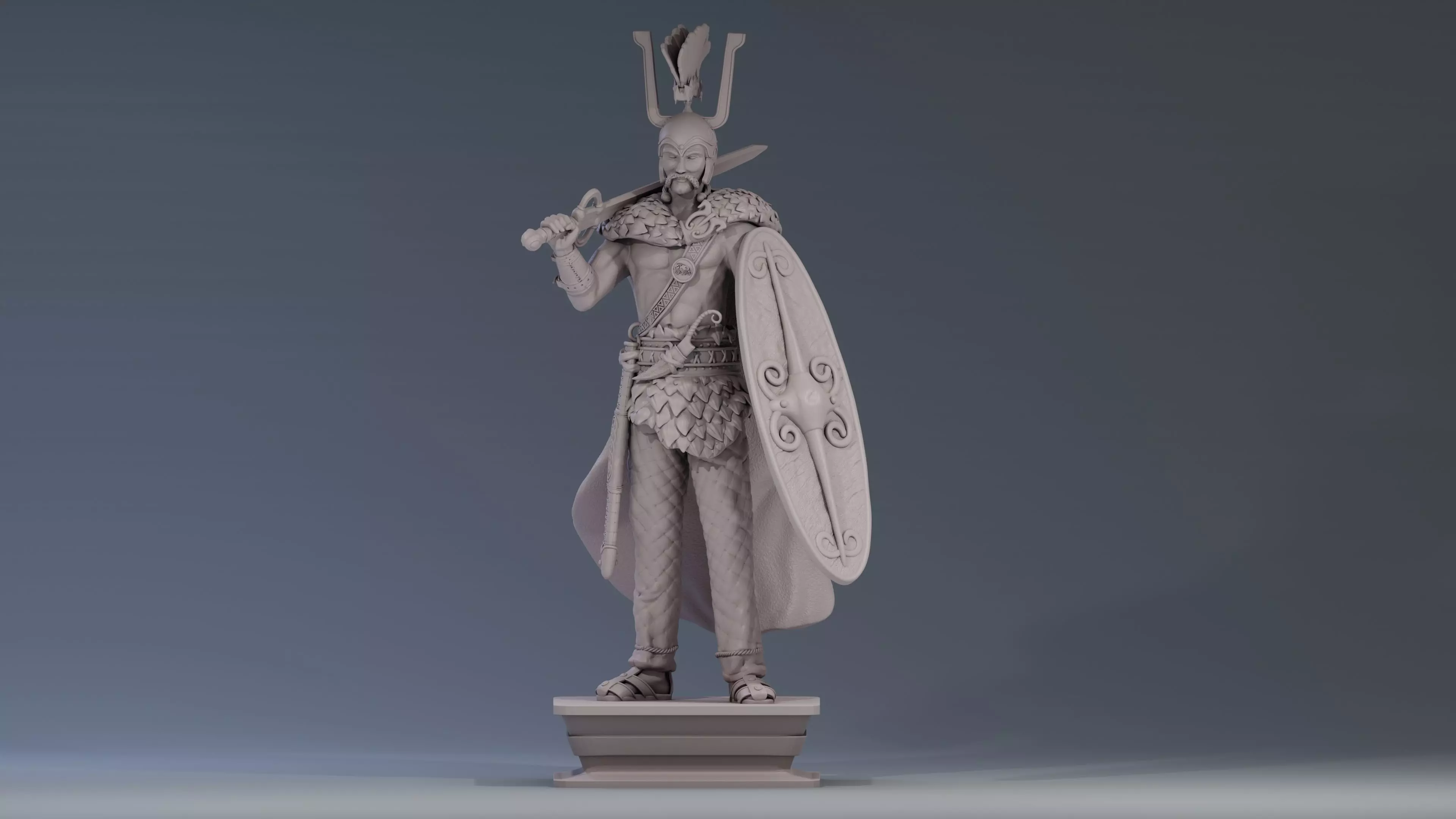 Celtic Chief ready to print 3D print model