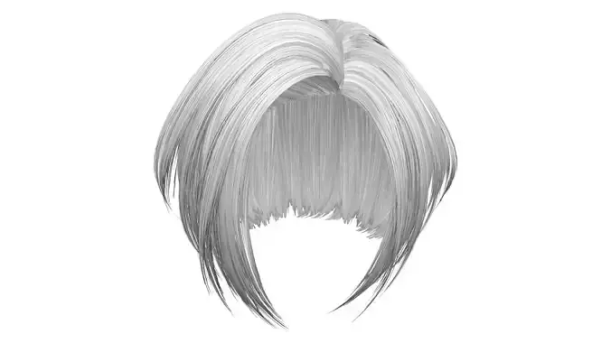 Modern Cut Straight Short Hair