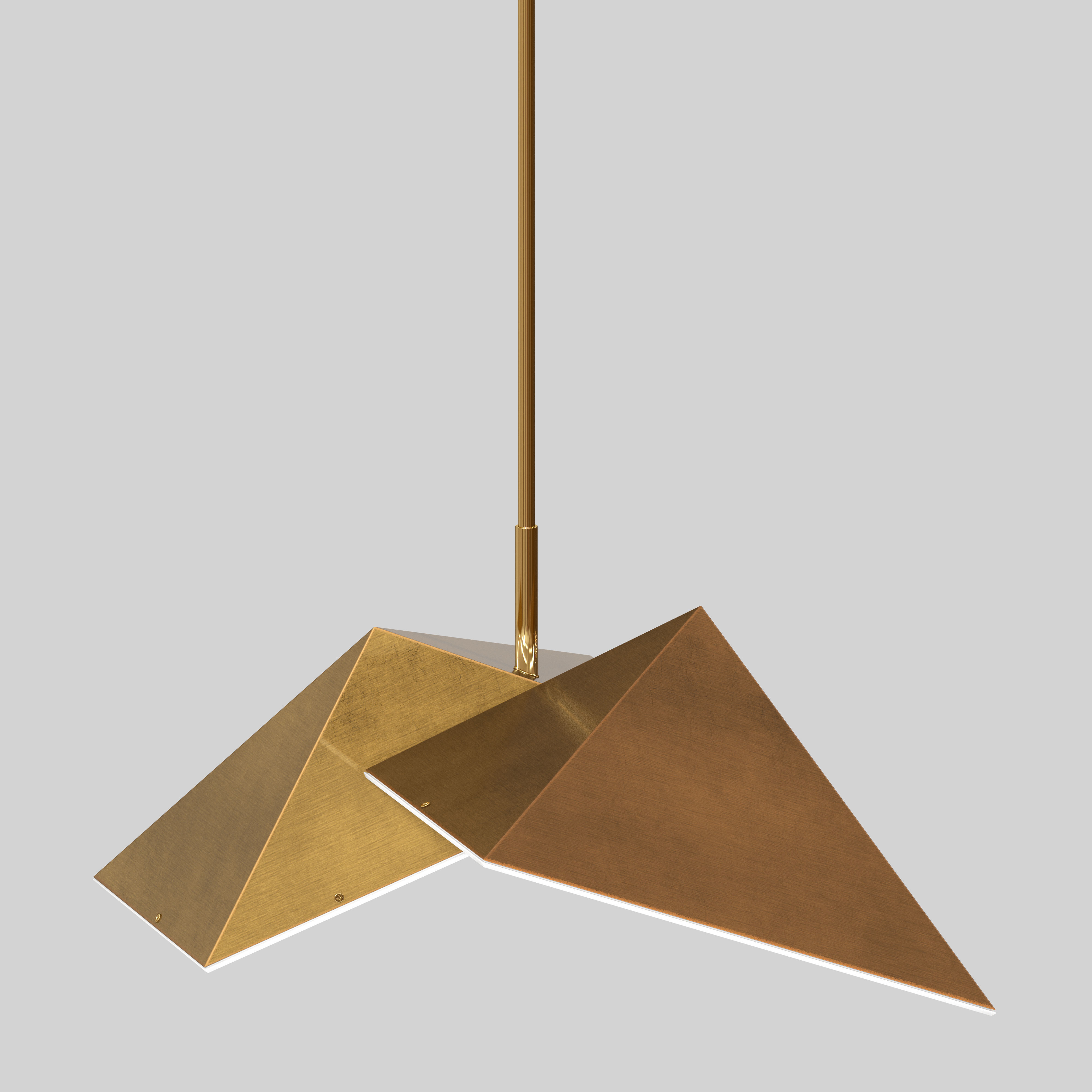 TRIANGULAR PRISM  PENDANT LIGHT 3D model_2