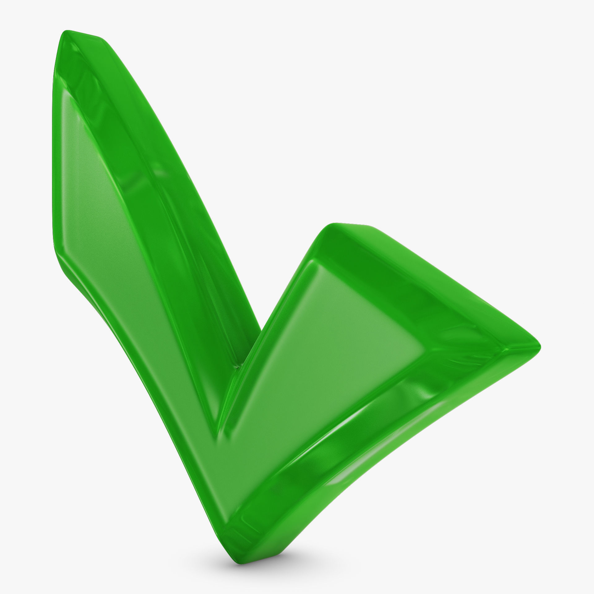 Check Mark v 1 3D model_3